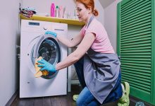 تمیز کردن و نظافت منظم قسمت‌های درونی و بیرونی لباسشویی